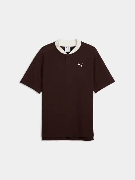 Футболка PUMA Class Relaxed Material комбінований верх коричневий