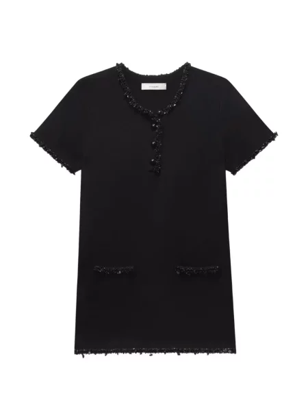 Rochie Frame cu mărgele de costum negru