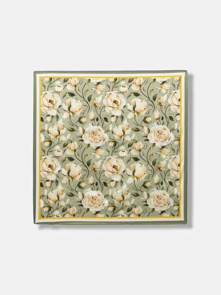 Svilena marama Answear.LAB zelena