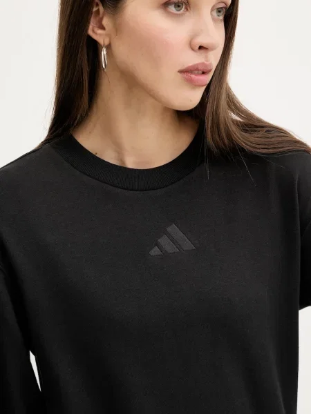 Однотонный свитер Adidas черный