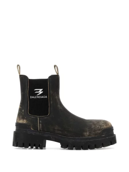 Botine chelsea Balenciaga din piele negru