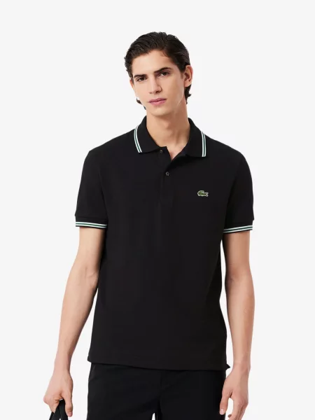 Поло Lacoste чорне