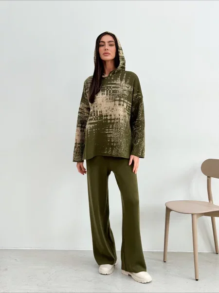 Вовняні Штани ART KNIT хакі