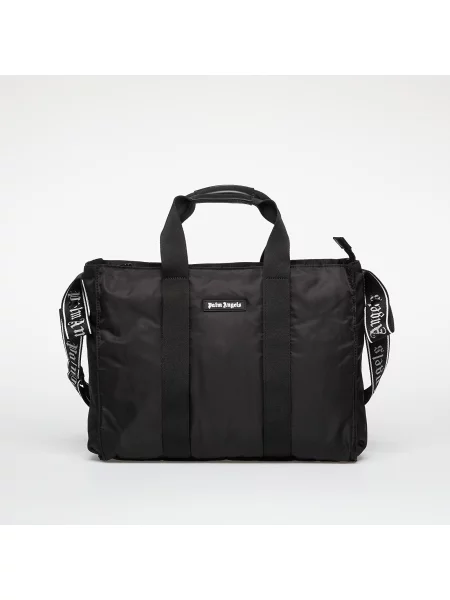 Palm Angels Torebki Mężczyzna Czarny ONE SIZE Duża Torba Mommy Bag biała