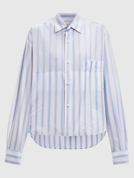 Сорочка в смужку Vetements блакитна
