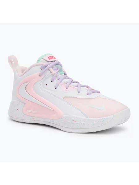 Buty do siatkówki Nike Hyperset 2 SE white/hyper pink/mint foam/violet mist/pink foam białe
