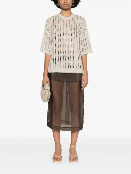 Tricou Brunello Cucinelli cu paiete