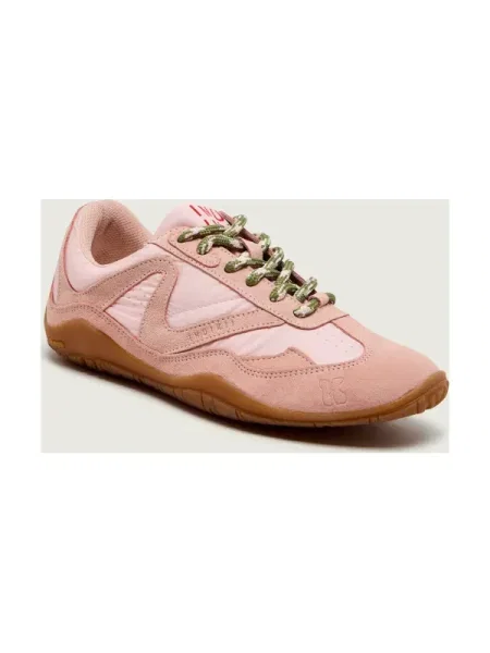 INUIKII Sneakers MALIAH SKY | piele întoarsă roz