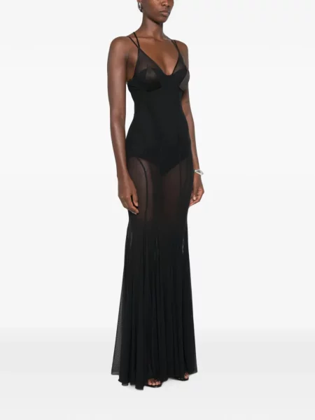 Rochie maxi Elisabetta Franchi negru