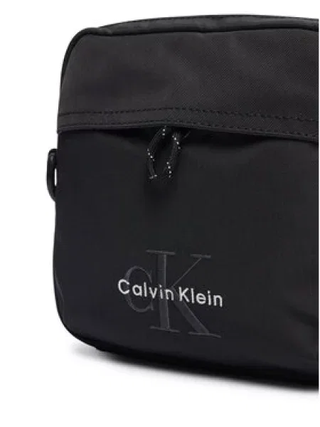 Crossover torbica Calvin Klein Bold Square Crossbody crna