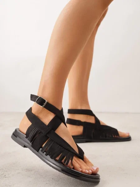 Sandale Casasos negre