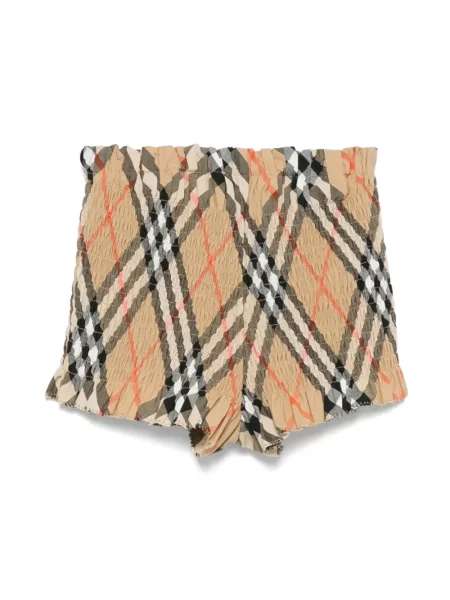 Szorty dziecięce Burberry brązowe