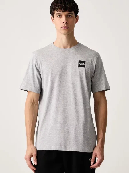 The North Face T-shirt z bawełną Evolution szara