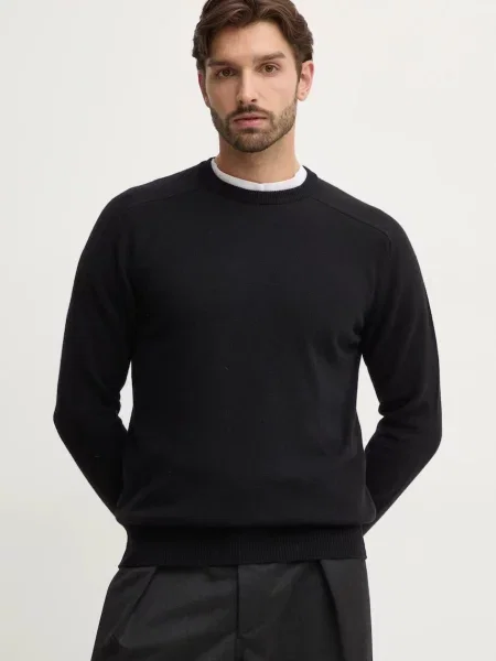 Volnen pulover United Colors of Benetton črna