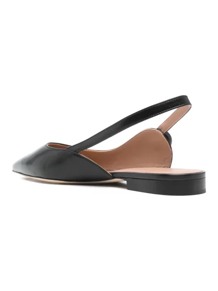 Balerinki Malone Souliers z otwartą piętą czarne