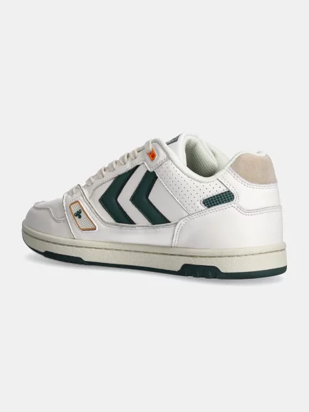 Кожаные кроссовки Hummel бежевые