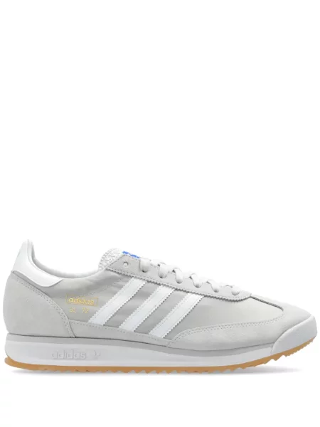 Sneakerși Adidas din piele de căprioară gri