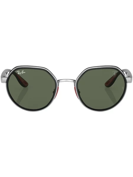Ochelari de soare Ray-ban cu imprimeu geometric argintiu