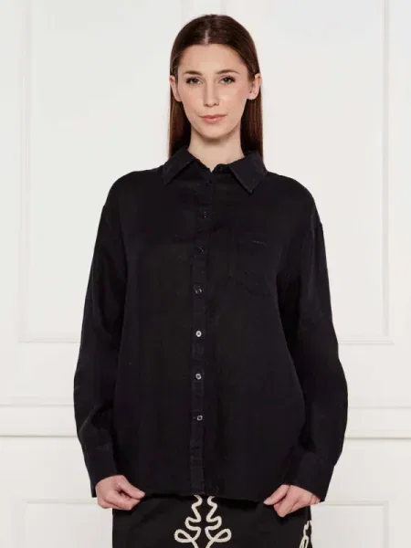 Gant De in cămașă | Relaxed fit negru