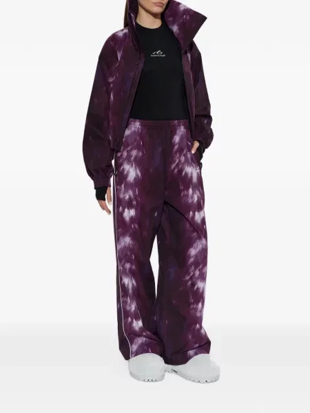 Gulerat geacă Balenciaga cu legături violet