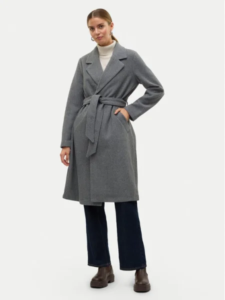 Vero Moda Преходно палто Fortuneaya сив