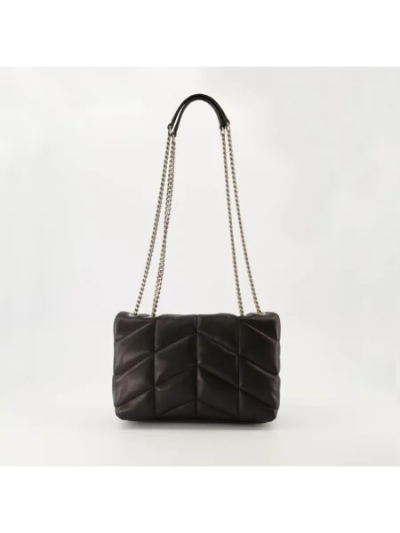 Pikowana torebka Saint Laurent czarna