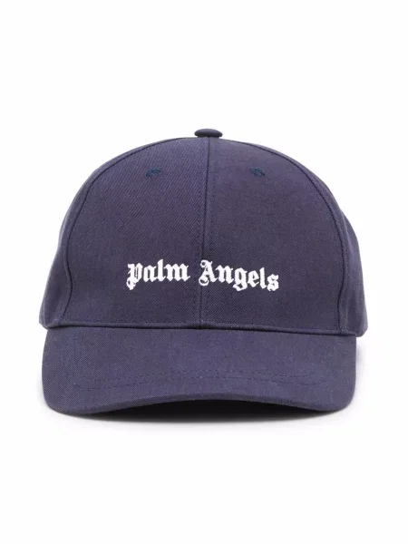 Czapka z daszkiem dziecięca Palm Angels niebieska