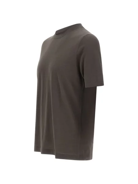 Tricou Kangra cu decolteu rotund maro