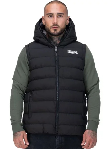 Утепленный жилет Lonsdale черный