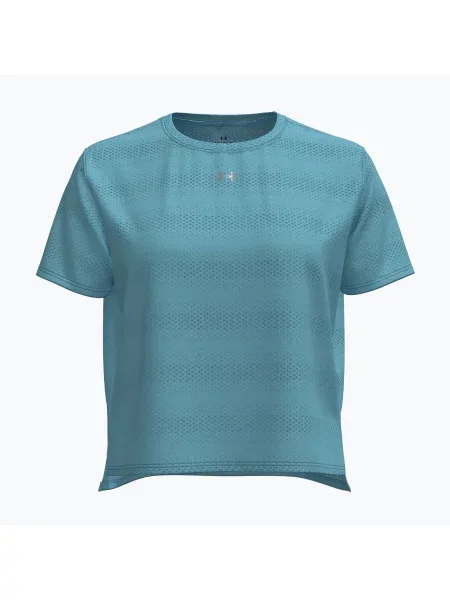 Tricou de alergare pentru femei Under Armour Velociti blue haze/black/metallic silver negru
