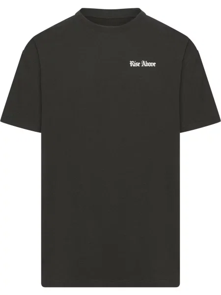Mister Tee Póló Rise Above szürke / fekete fehér