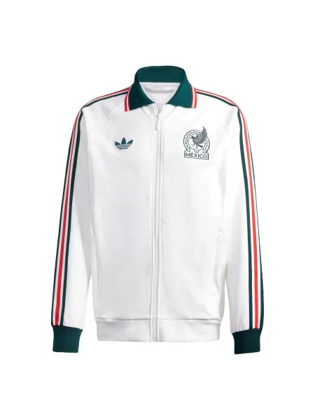 ADIDAS PERFORMANCE Sportski gornji dio trenirke Mexico Away Anthem tamno zelena / crvena bijela