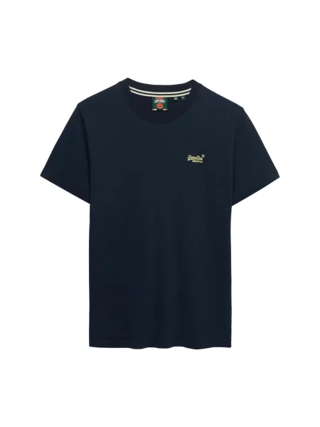 Superdry & Co Tričko ESSENTIAL námornícka / pastelovo žltá modrá