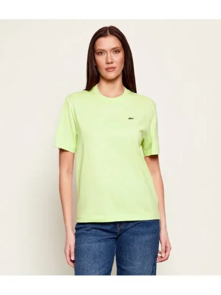 Lacoste Tricou | Relaxed fit verde