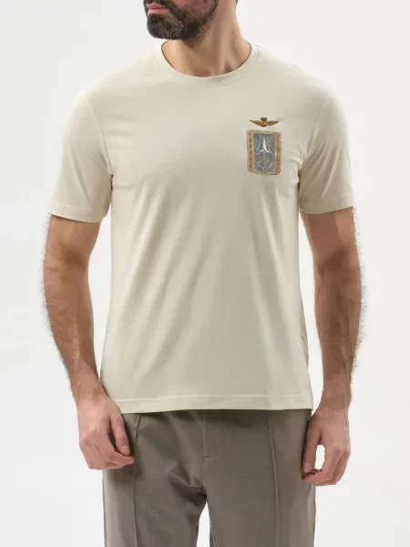 Футболка Aeronautica Militare бежева