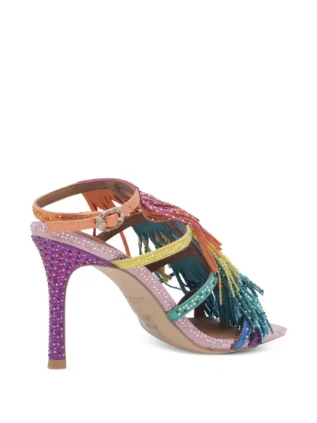 Сандали Kurt Geiger London с ресни розово
