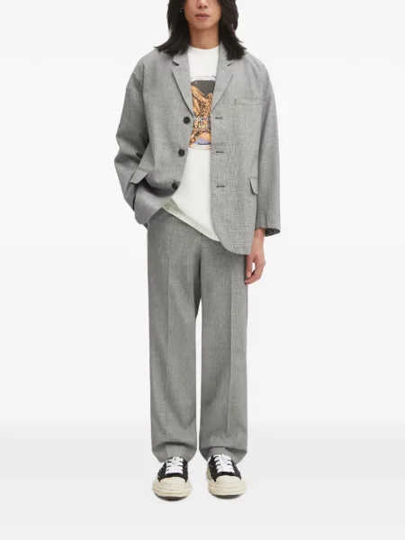 Pantaloni Visvim cu model pepito gri