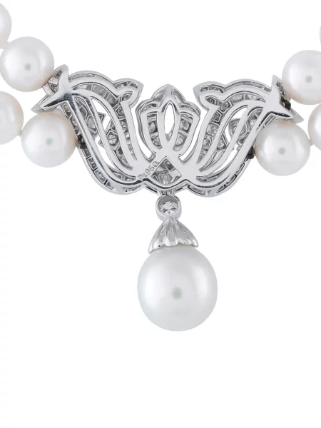 Colier Mikimoto alb