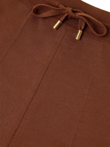 Pantaloni Loro Piana cu cordon maro
