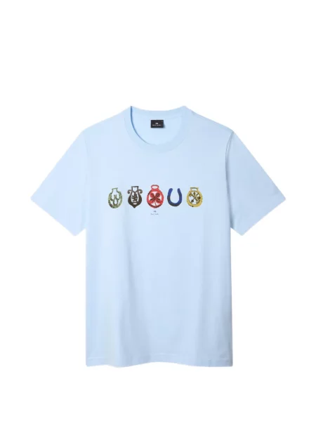 Tricou Ps Paul Smith cu imagine albastru