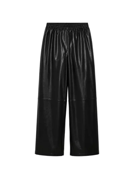 Pantaloni Simkhai din piele negru