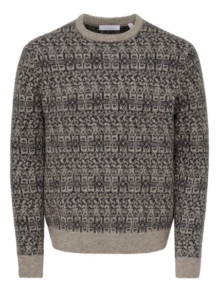Only & Sons Pulover ONSSAGE tamno / tamo siva bež