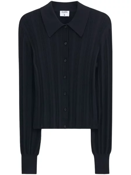 Kardigan Filippa K pleciony czarny