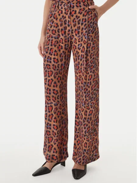 LOLA CASADEMUNT Palazzo hlače Wide Leg rjava