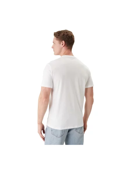 T-shirt z okrągłym dekoltem i logo Ck Calvin Klein biała