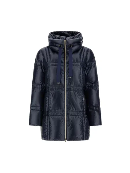 Kurtka Herno w kształcie litery A niebieska