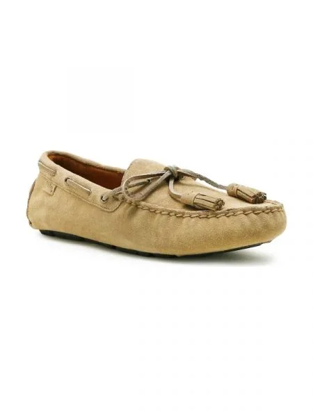 Polo Ralph Lauren mocasini din piele întoarsă Anders Tie bej
