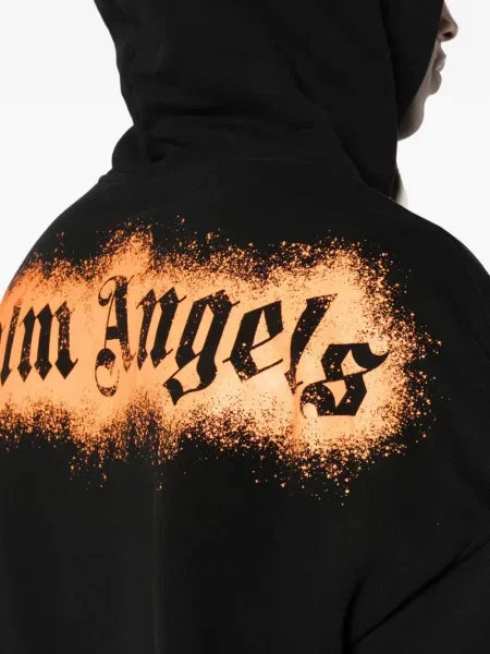 Hanorac cu glugă Palm Angels negru