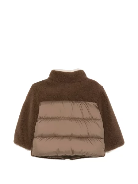 Kurtka dziecięca Moncler Enfant brązowa