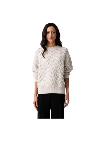 Sweter Armani Exchange wełniany beżowy